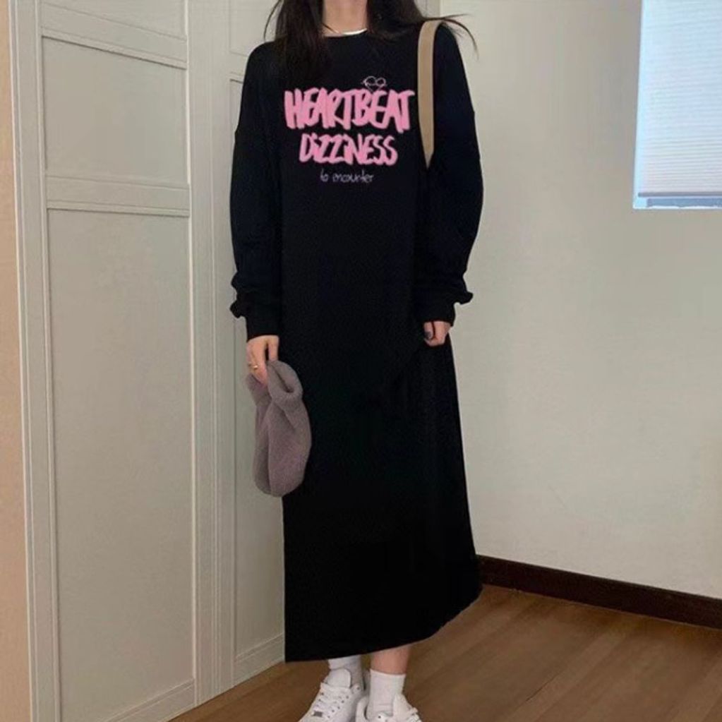 원피스 밴딩 오버핏 롱 캐주얼 자켓 기모 맨투