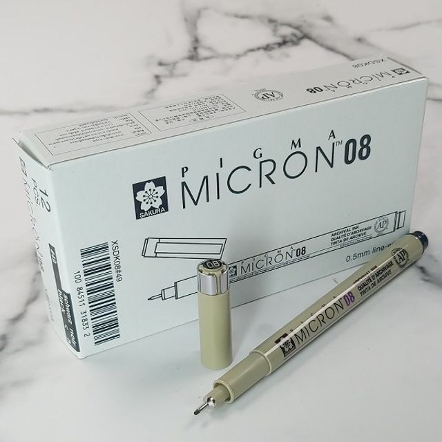 사쿠라 피그마 MICRION 0.5mm Black 1다스(12자루)