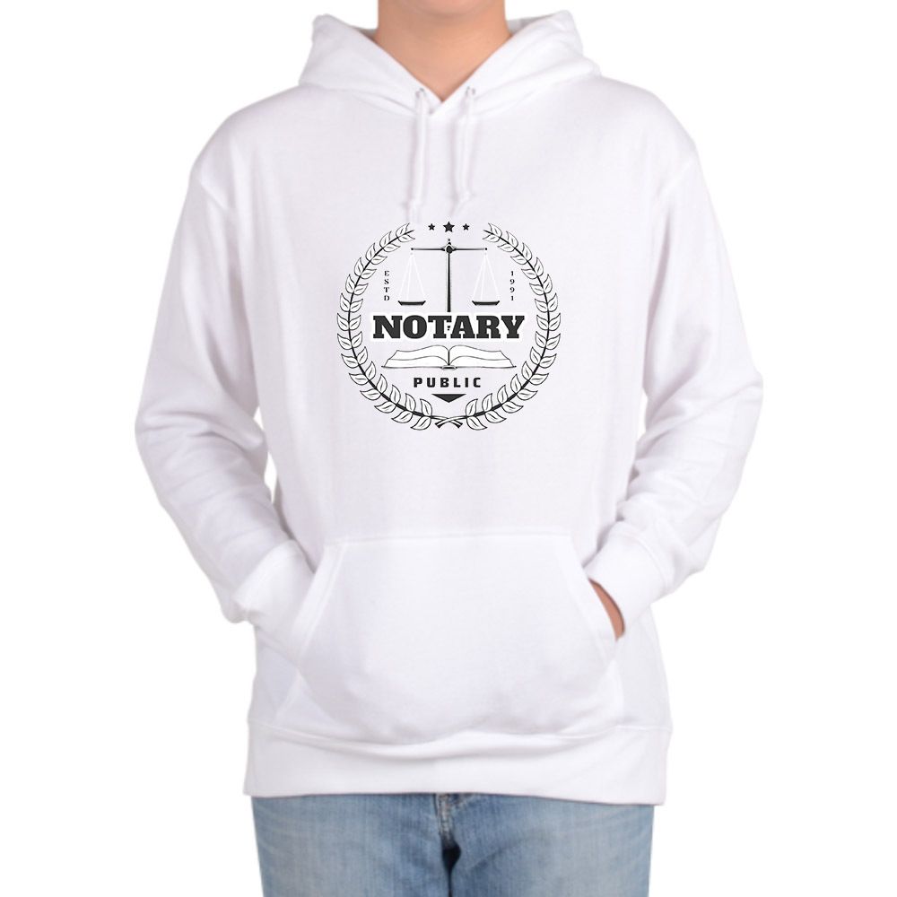 후드티 공증 공명정대 NOTARY 천칭 법조 법원 저울