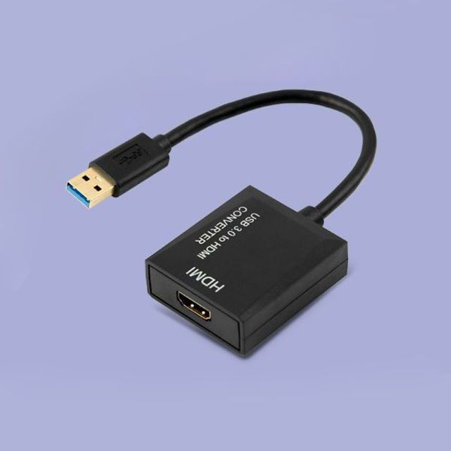 USB 3.0 컨버터 HDMI 변환 컨버터 연장 영상신호 젠더