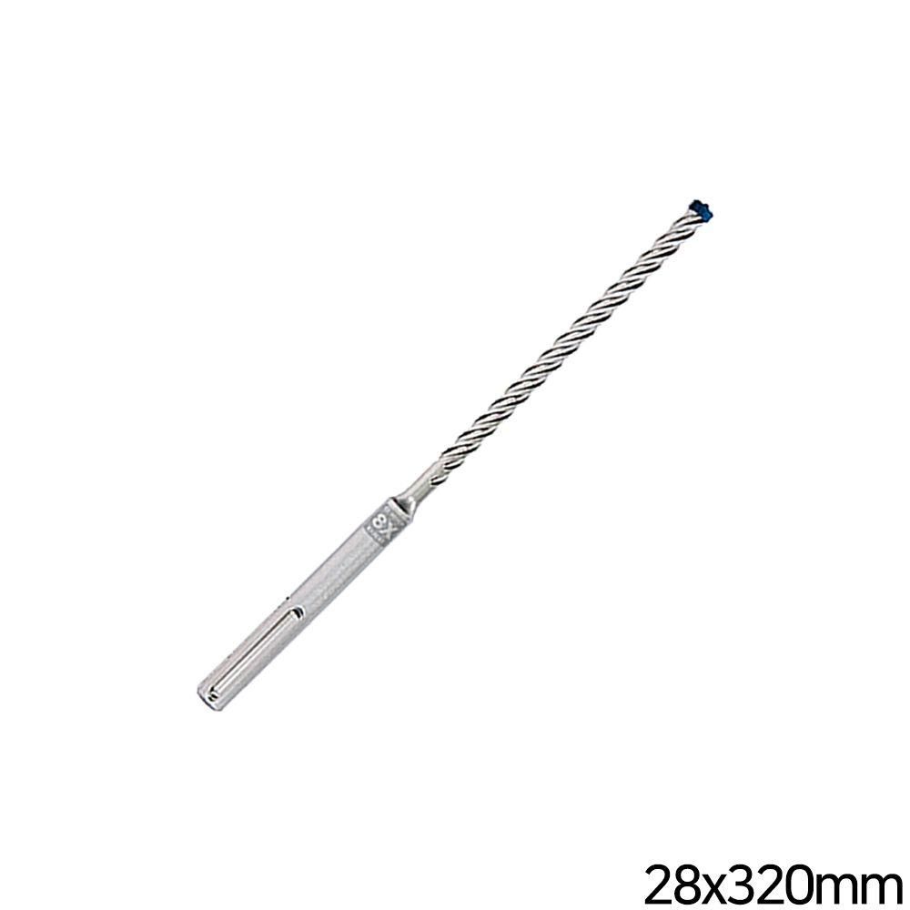 sds 철근 max 8x 타공 28x320mm 4 날 햄머드릴 비트