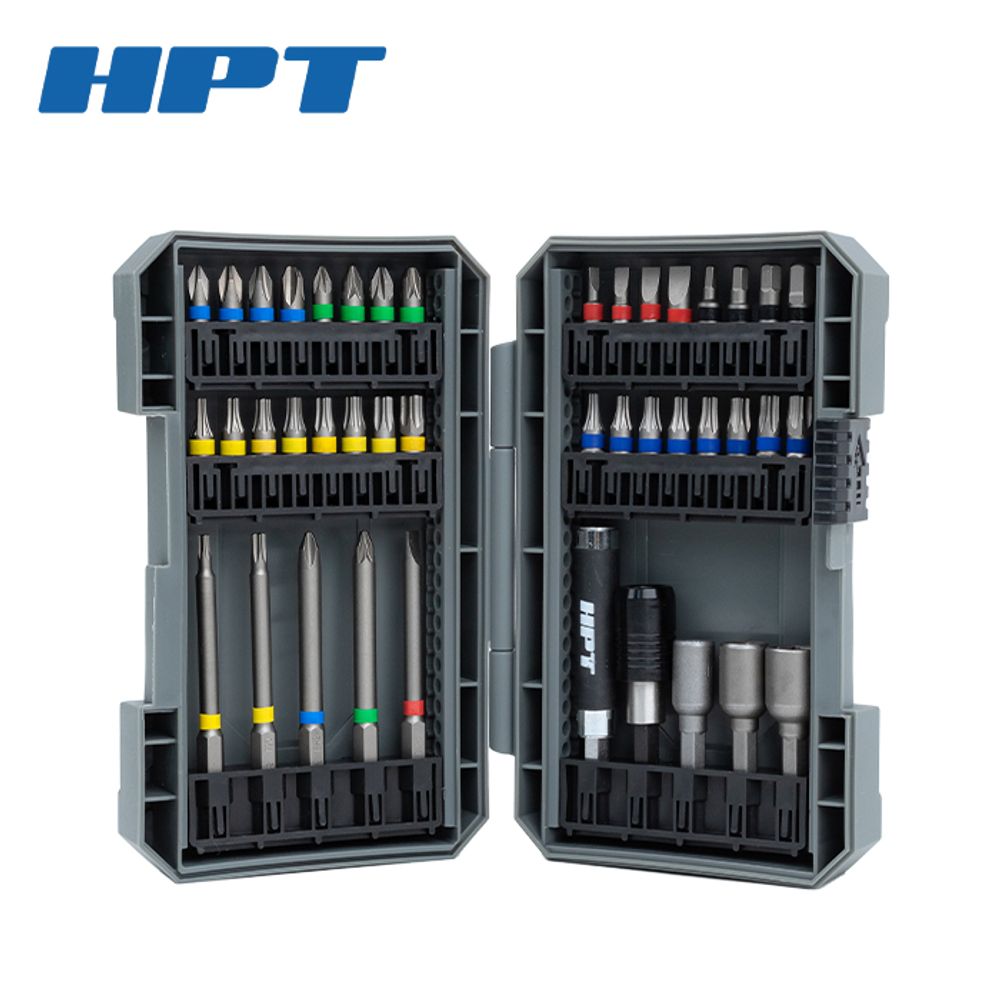 HPT 비트세트 HBS142 42PCS 십자 일자 별 육각 비트-H