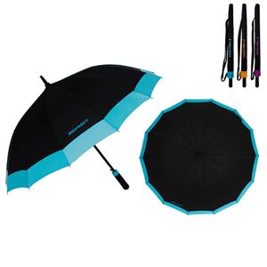 아이티알,NE 블랙 폰지원단 컬러 보다배색 포인트 60 멜빵 장우산
