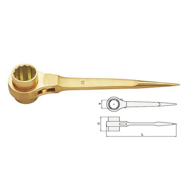65865 방폭 라쳇렌치 NS180A-1417 난스파크 작업
