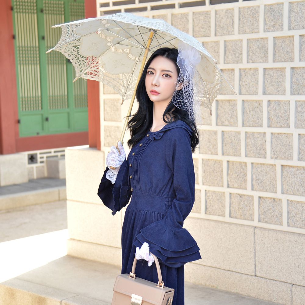 교복몰 블루 봄과 가을감성 경성의복 개화기 의상