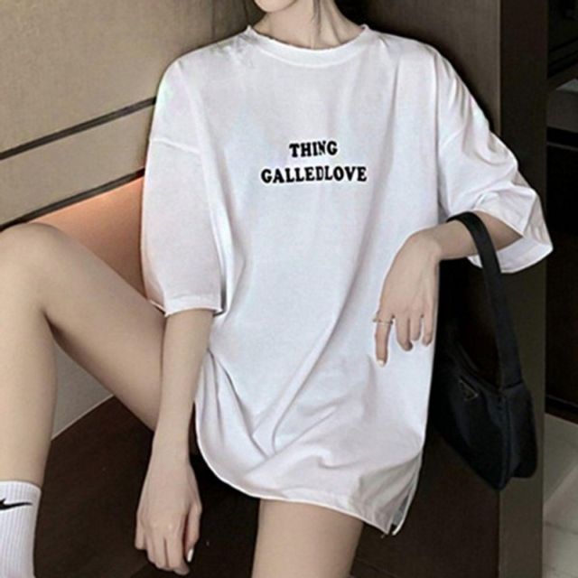 깔끔한 영문 디자인 기본 포인트 데이 여성 캐주얼 반
