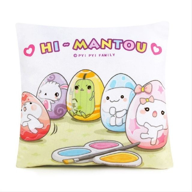 만토우 사각쿠션04 33cm 캐릭터쿠션