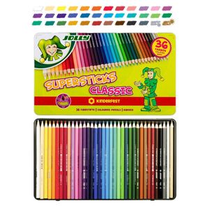 아이티알,NE 졸리 목색연필 36색 어린이 나무 우드 수채 색연필