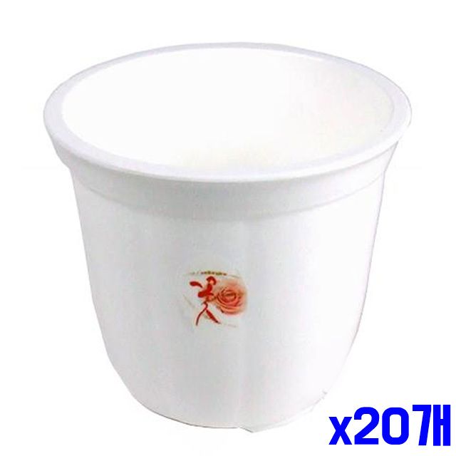 x20개 2호 화분 심플라인 원형 실내화분