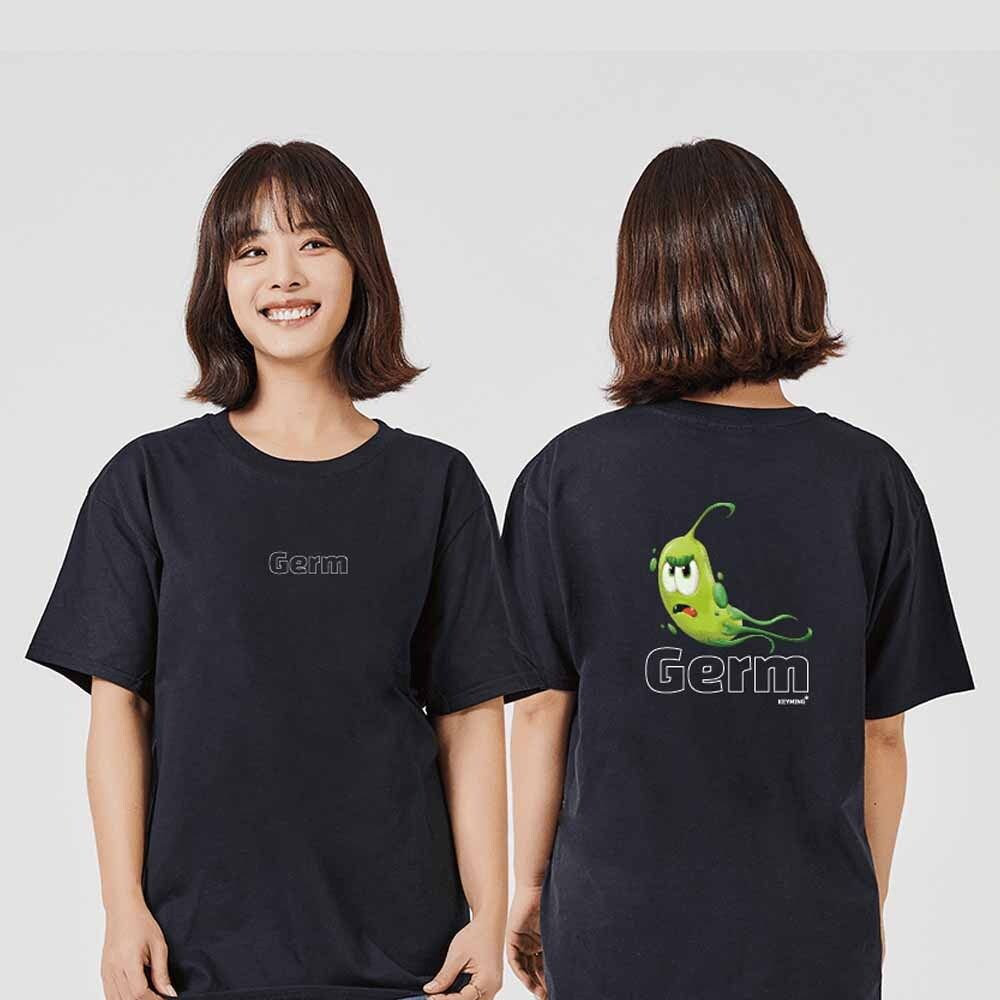 세균 벌레 반팔티 라운드 가족 커플티 단체티 동호회