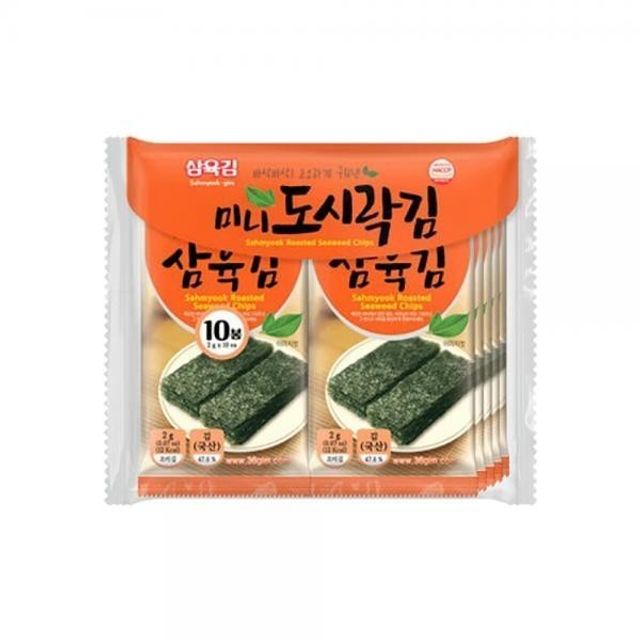 명절선물 삼육김 팩 명절 물 김 설 봉 도시락