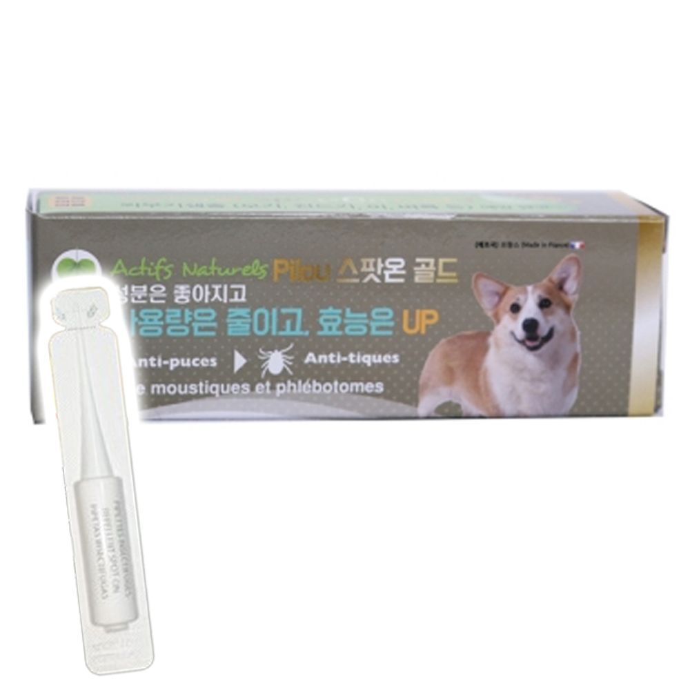 강아지 해충방지 천연 일상 젤타입 중형견 1.5ml 1P