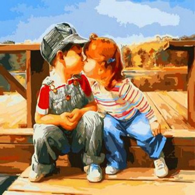 키스 명화 그림 DIY 예쁜 그리기