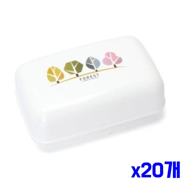 x20개 잘 되는 건조 뚜껑 비누케이스 심플한 비누곽