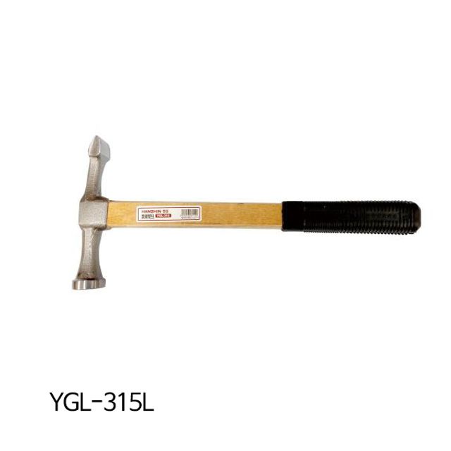 한신 망치 판금망치 고무자루 YGL-315L 325mm