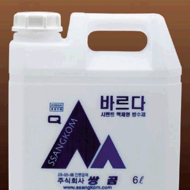쌍곰 완결바르다 시멘트액체방수제 6Lx4개(반품불가)