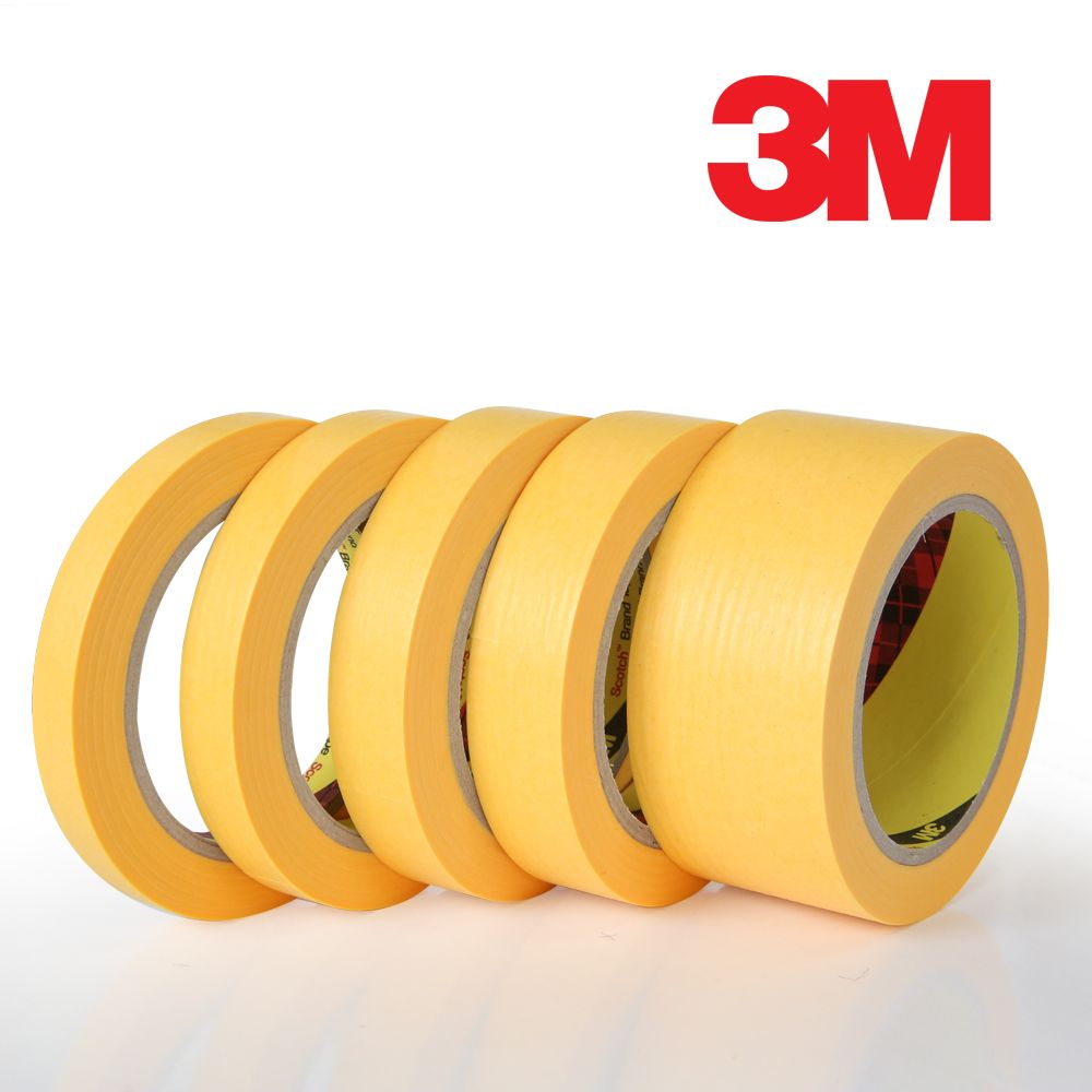 3M 244 옐로우 뉴 내열 마스킹테이프 24mm X 50미터