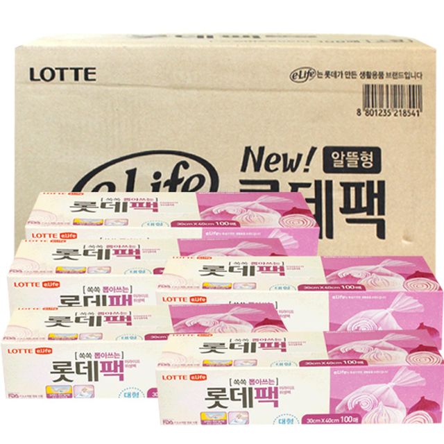 (BOX)롯데팩(알뜰형)30x40x100매 30개입