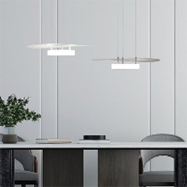 LED 엘폰 팬던트 20W 그레이 식탁 주방 카페 사무실