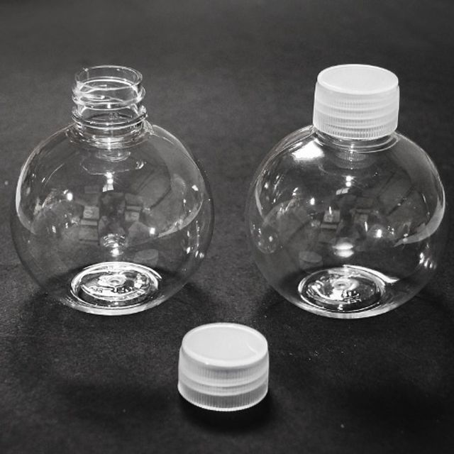 PVC용기(반투명뚜껑 원형볼) 150ml 100개