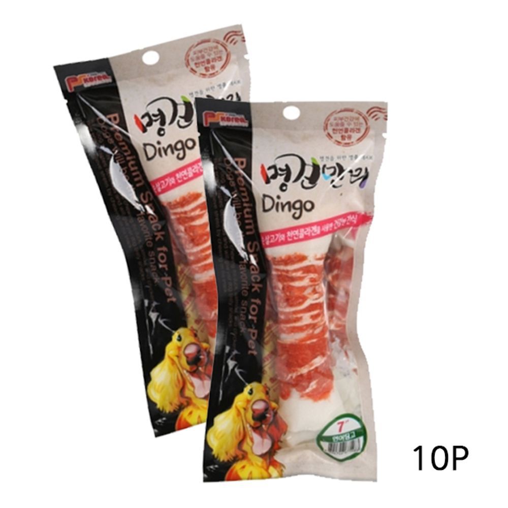 강아지 콜라겐 명견만리 일상 연어껌 7in 10P 애견 간