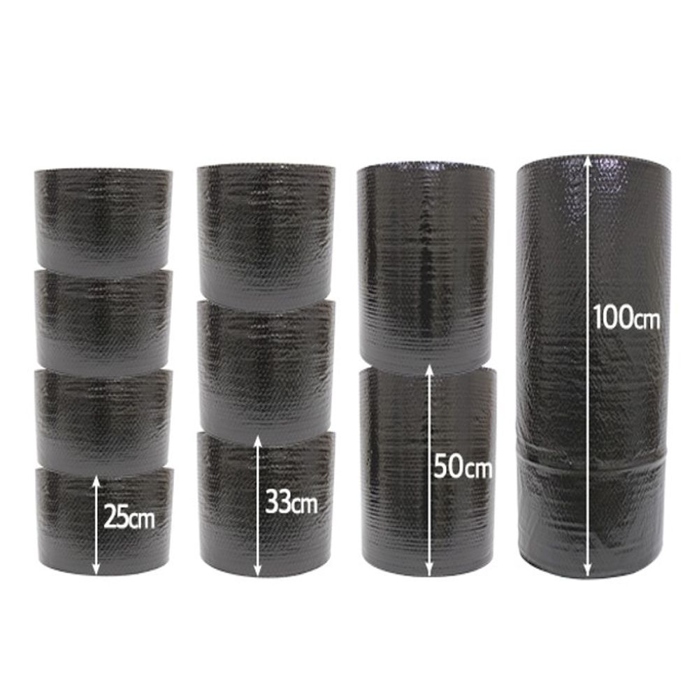 일반에어캡 검정 0.04T 25cmx50M 4롤