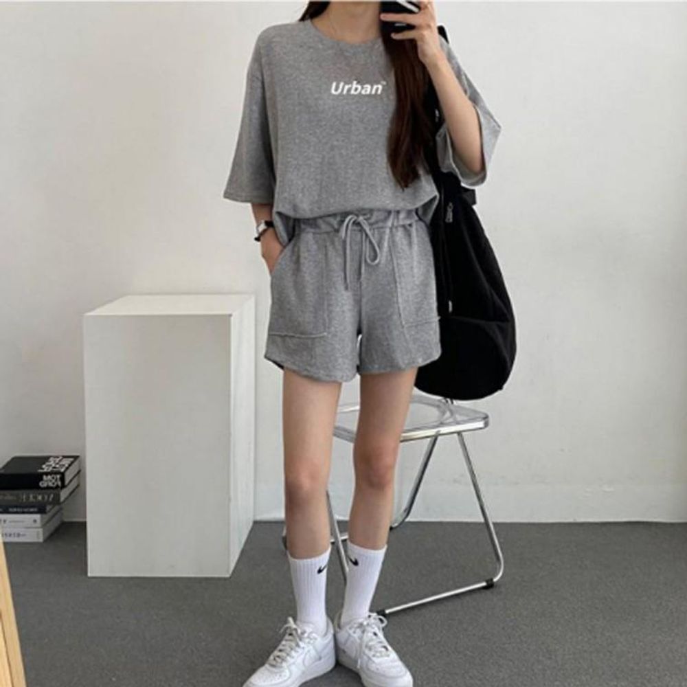 캐주얼 반바지 트레이닝복 츄리닝 반팔 여름 세트 여