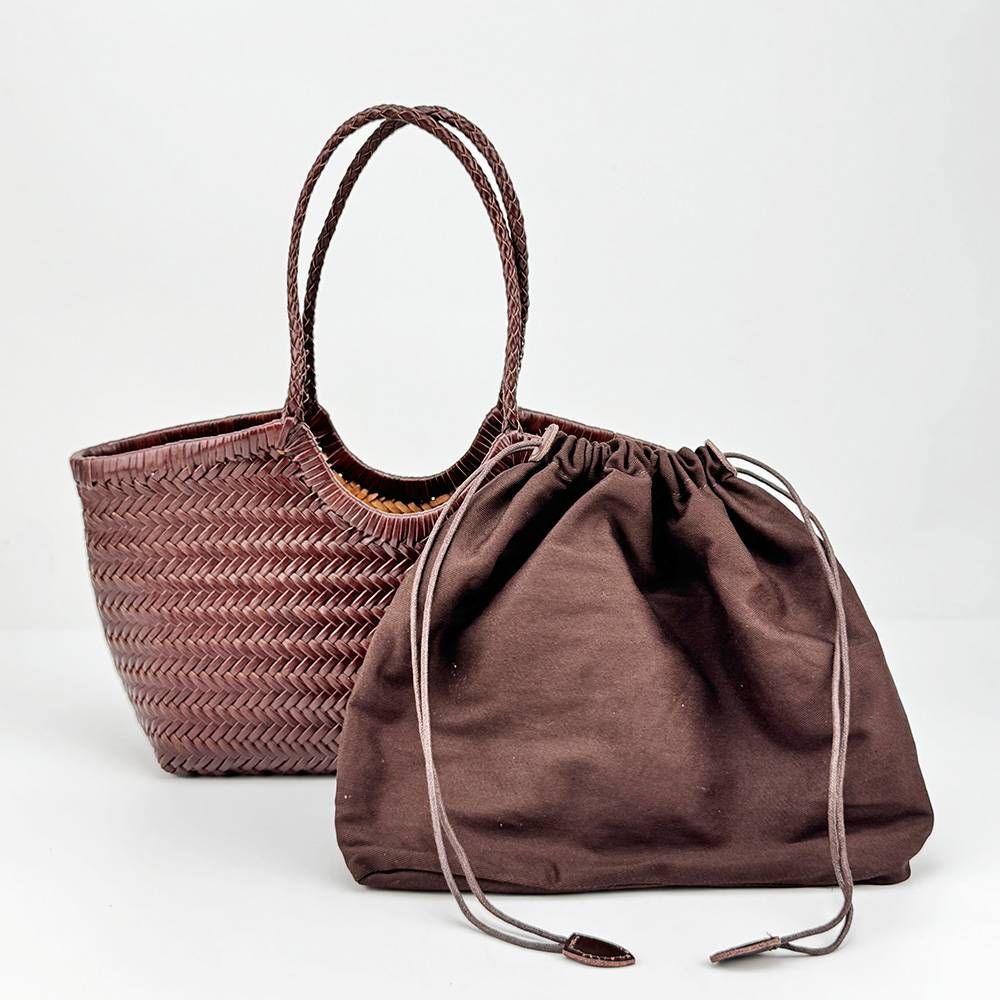 드래곤백 가죽 메쉬 토트백 GAB03343