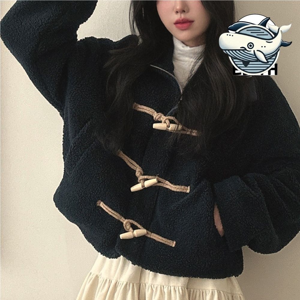 포근한 여성 뽀글이 자켓 겨울 아우터 캐주얼