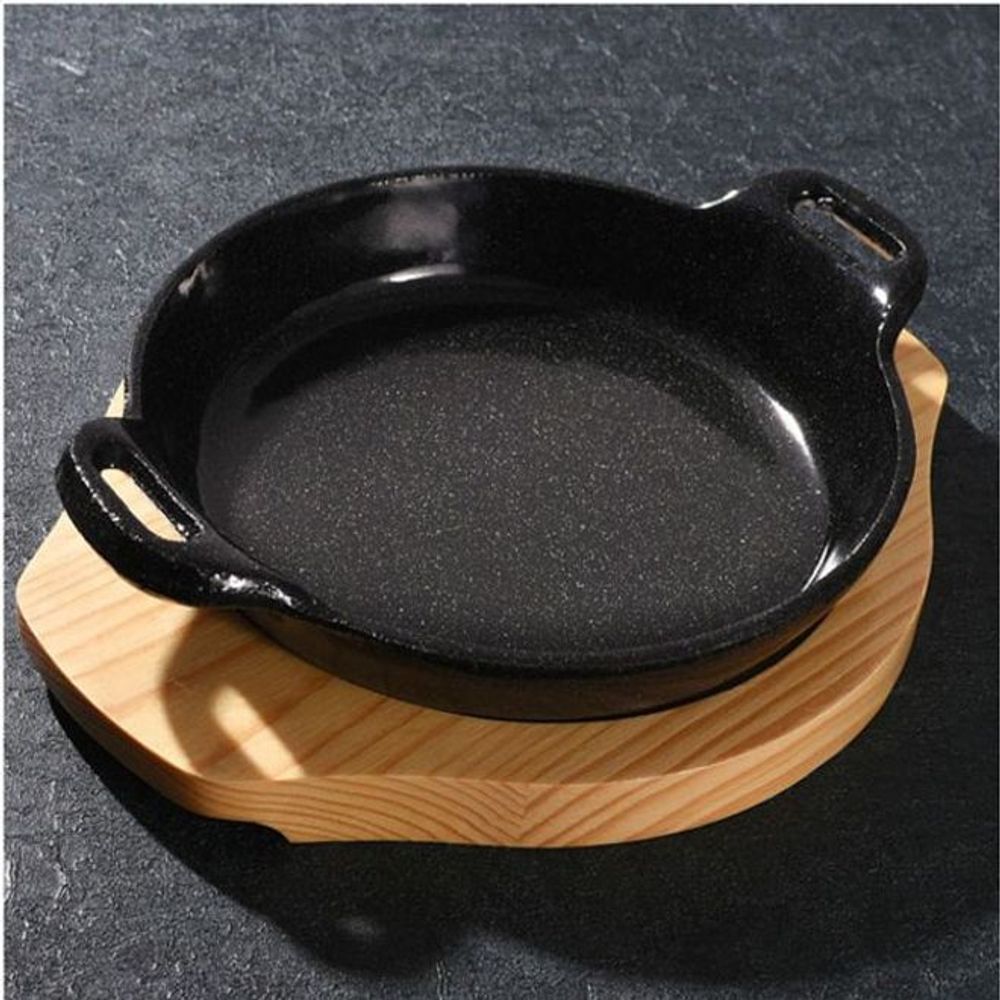 손잡이 주물팬 원형 IH 무쇄팬 스테이크팬 중 18cm