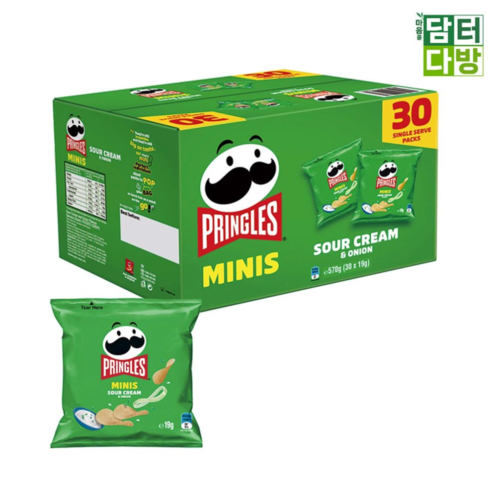 프링글스 미니스 사워크림 앤 어니언 570g(19g x 30)