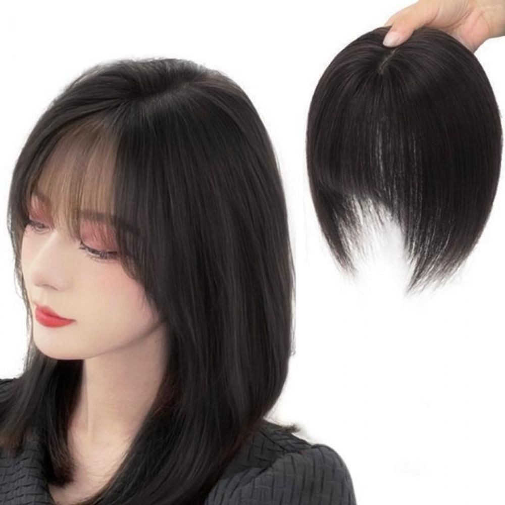 내추럴 앞머리 정수리가발(내추럴블랙)