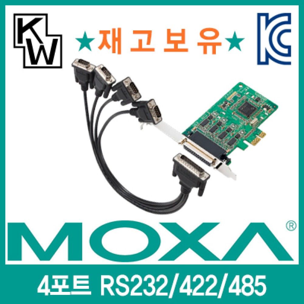 MOXA CPJS114ELJSDB9M 4포트 PCI Express RS232JS422J