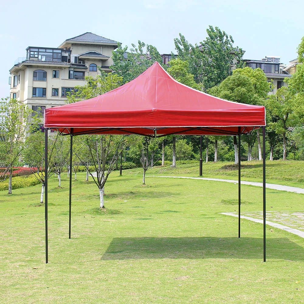 행사용 천막 접이식 캐노피 레드 400x400cm