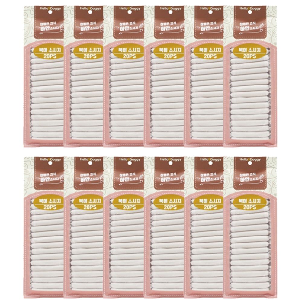 강아지 참좋은 소시지 북어 20개입 12P 소프트 간식