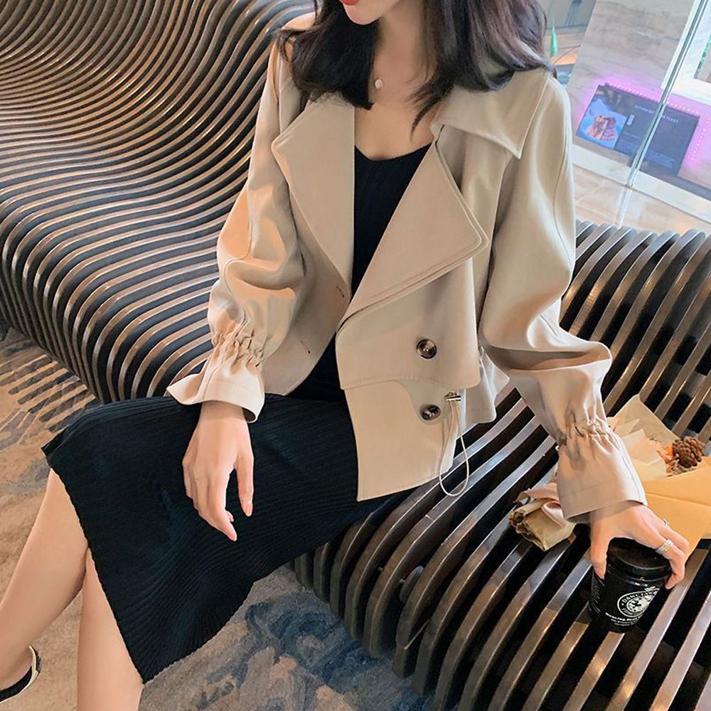 크롭 카라자켓켓 간절기 가을 하객자켓 숏 트렌