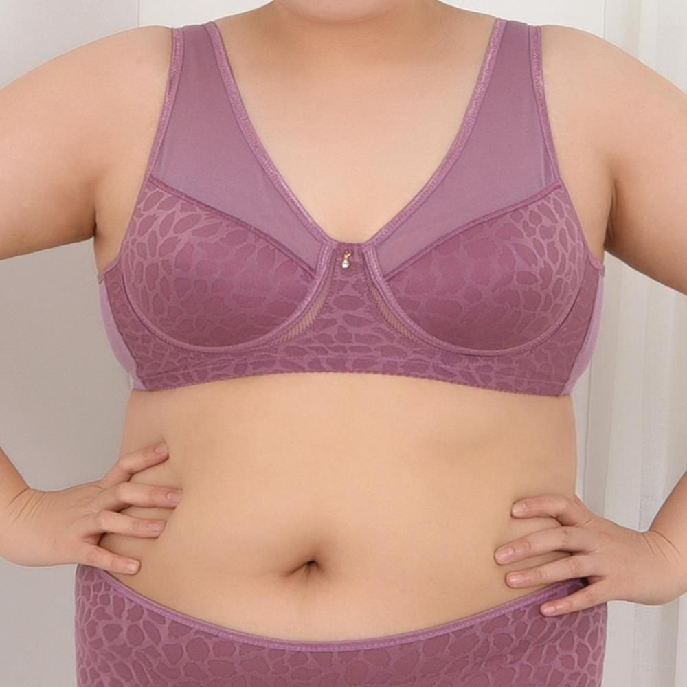 언더웨어 브래지어 호피 저중심 브라 여성 3