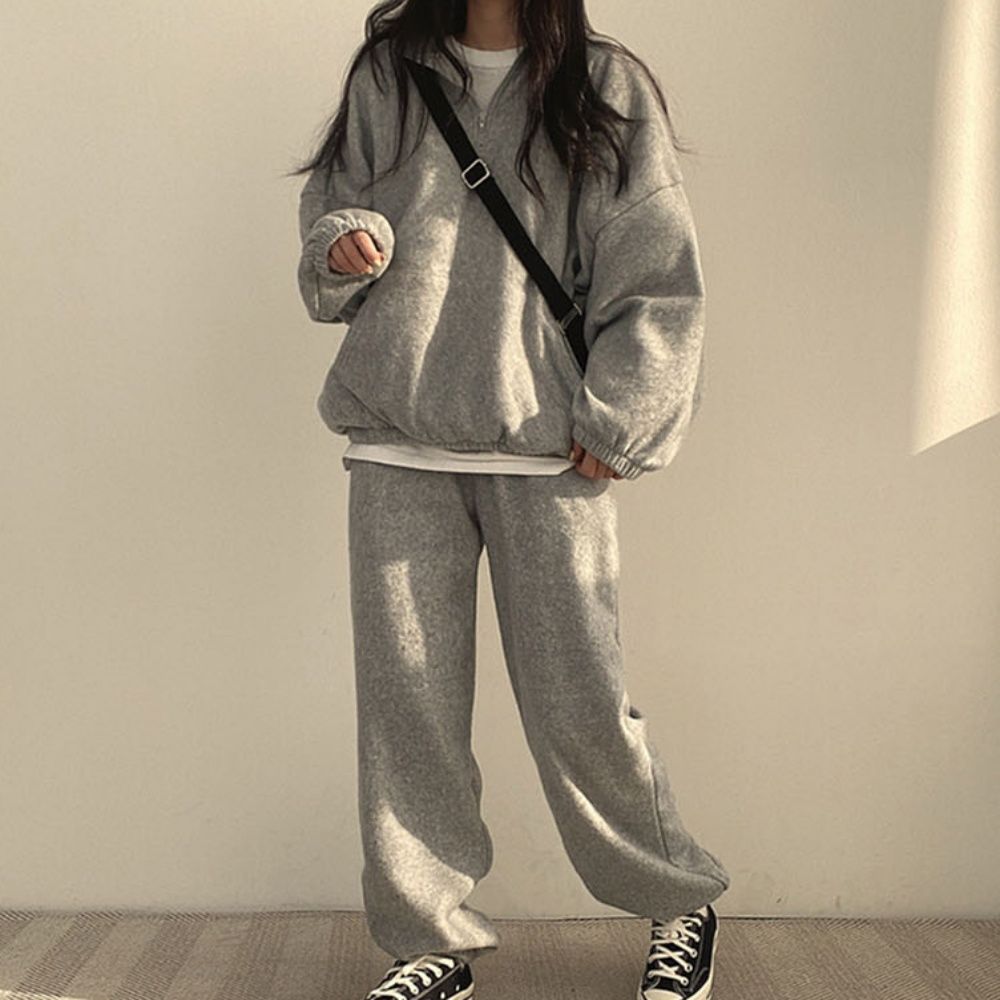 LODI 헤브 심플 one 츄리닝 카라 후드