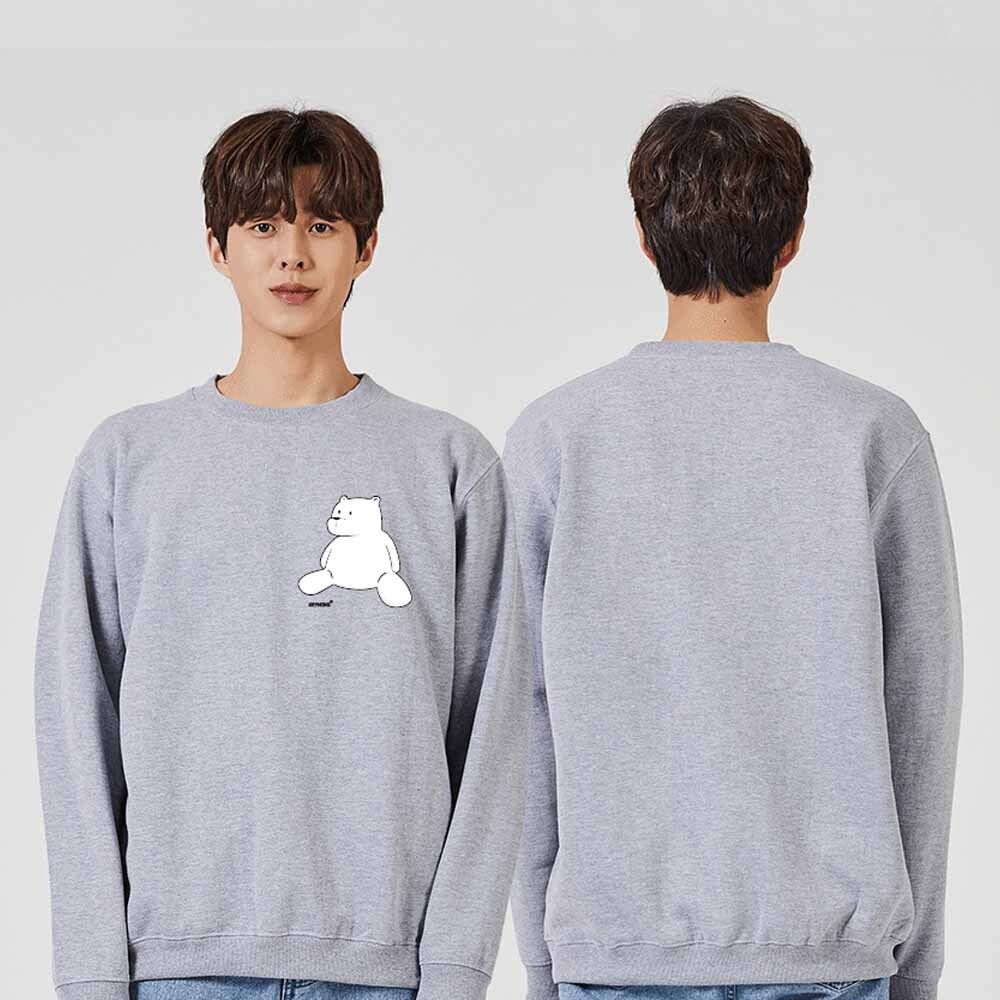 그래픽 곰돌이 베어 맨투맨 후드티 HP