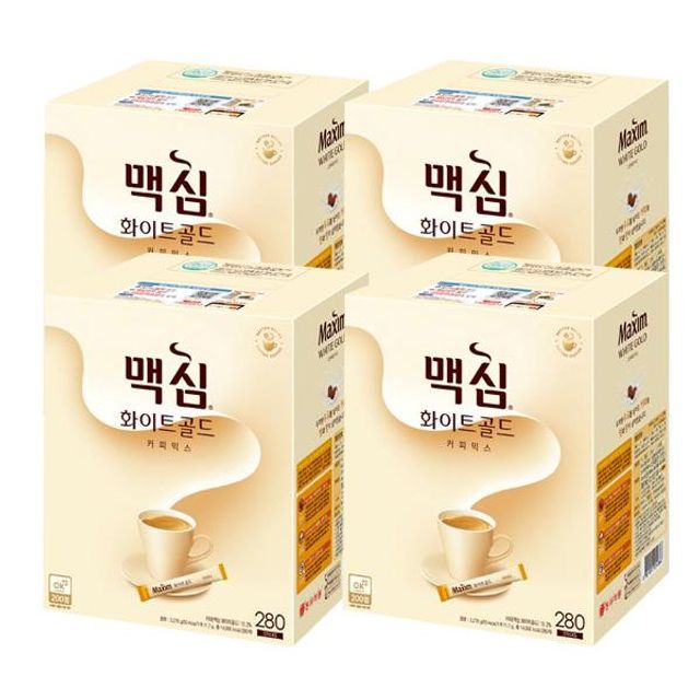 (묶음)맥심 화이트골드 커피믹스(11.7gx280T/동서식