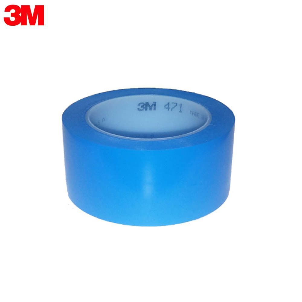 x 테이프 청색 50mm 3 471 주차장 테이프 바닥 라인