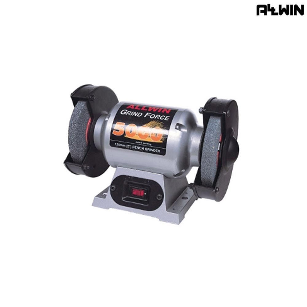 전동 탁상형 그라인더 125mm 숫돌 전동공구 agf-5000