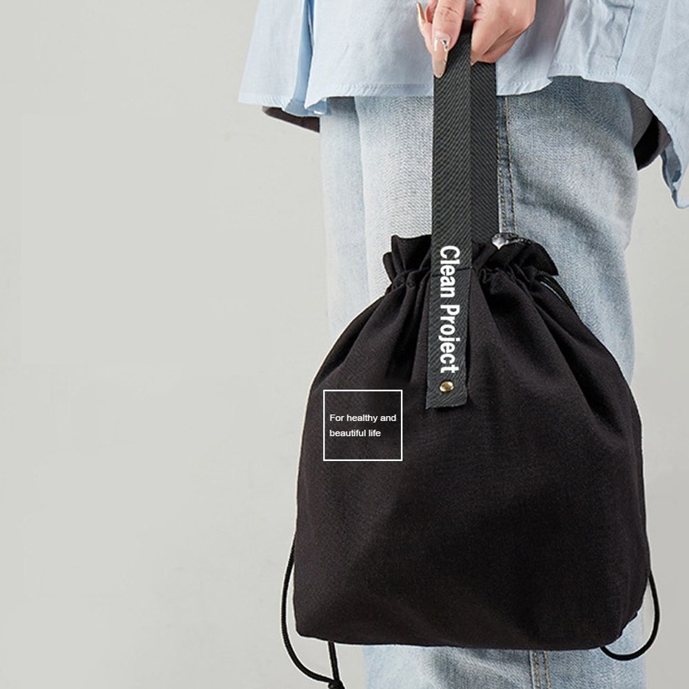 데일리 끈 조절 미니 보냉백 도시락 가방