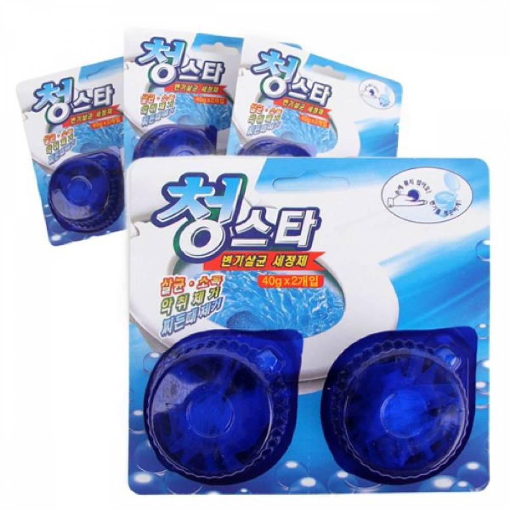 변기 세정제 크리너 물때 제거 40g