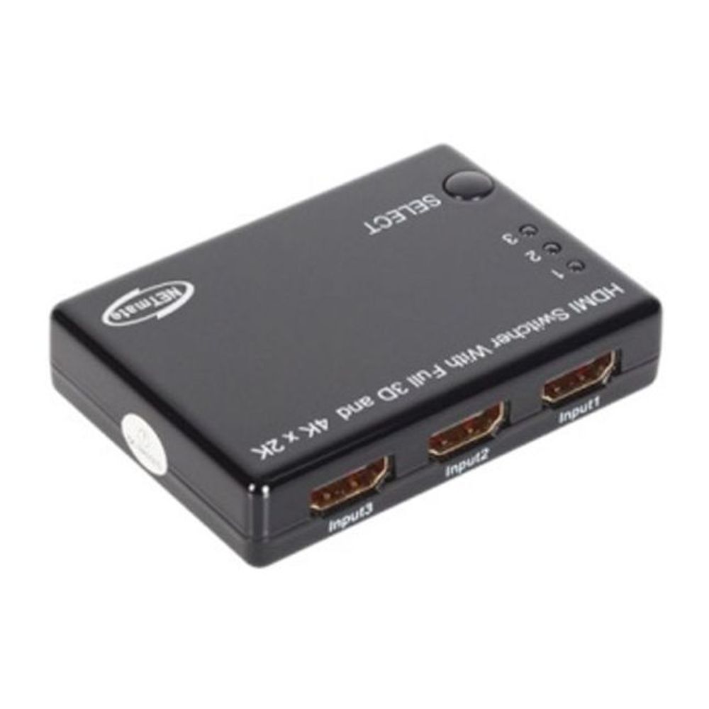 NM-HS302 모니터 선택기 1대3 HDMI 4K 오디오 지원