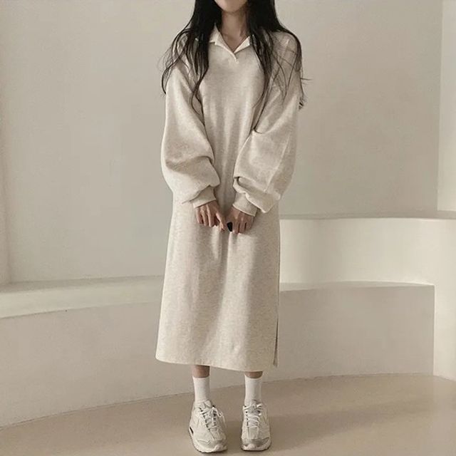 롱 LK-T012 LK 기타 캐주얼 여성 기모