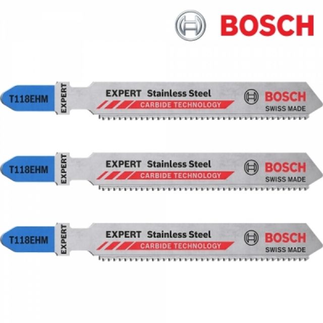 보쉬 EXPERT T 118 EHM 스테인레스용 직소날(3개입/