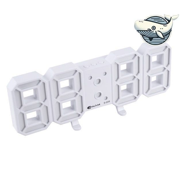 감각적인 LED 알람 시계 실내외 겸용