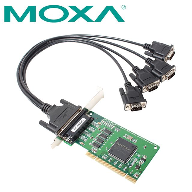 MOXA CP-104UL-DB9M 4포트 PCI 시리얼카드 슬림PC겸용