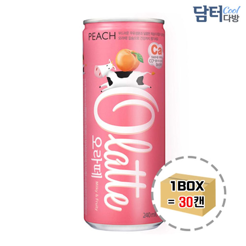 오라떼 복숭아 240ml (30캔)